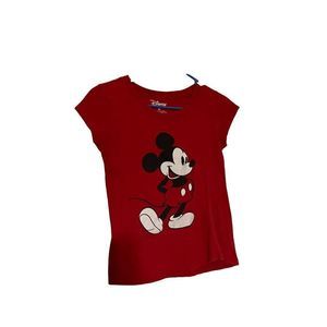 Disney red classic Mickey Tshirt medium women’s shirt sleeve Tshirt